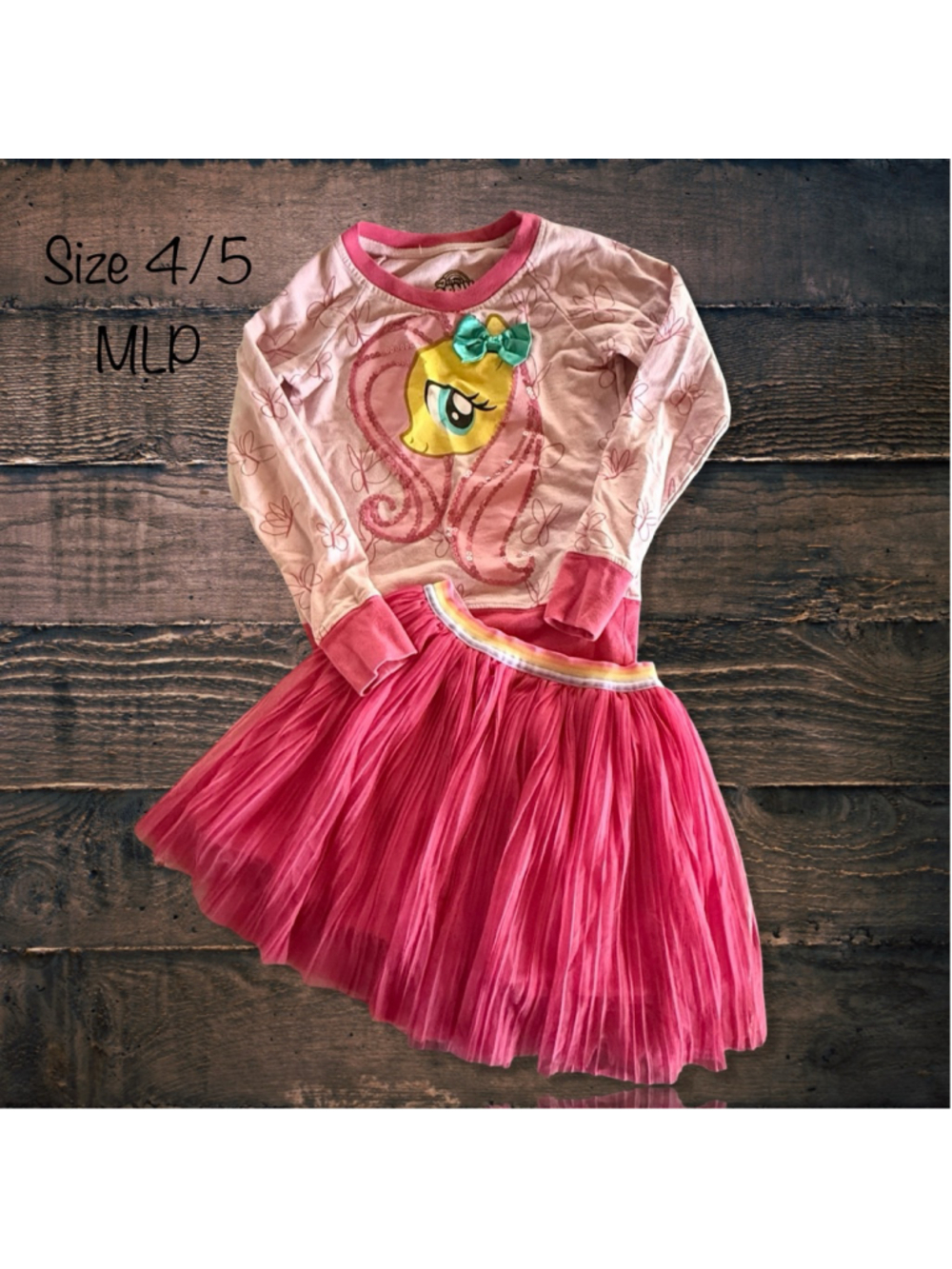 4/5T My Little Pony Skirt Set